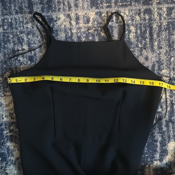 French Connection Square Neck Wide Leg Jumpsuit - Picture 4 of 8